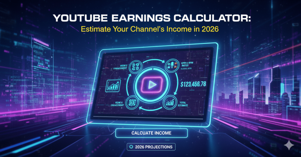 YouTube Earnings Calculator: Estimate Your Channel’s Income in 2026