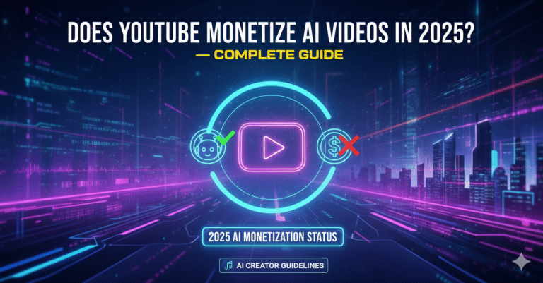Does YouTube Monetize AI Videos in 2025? — Complete Guide