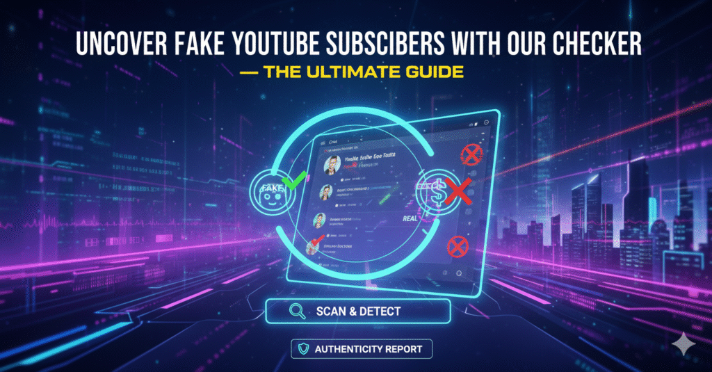 Uncover Fake YouTube Subscribers with Our Checker