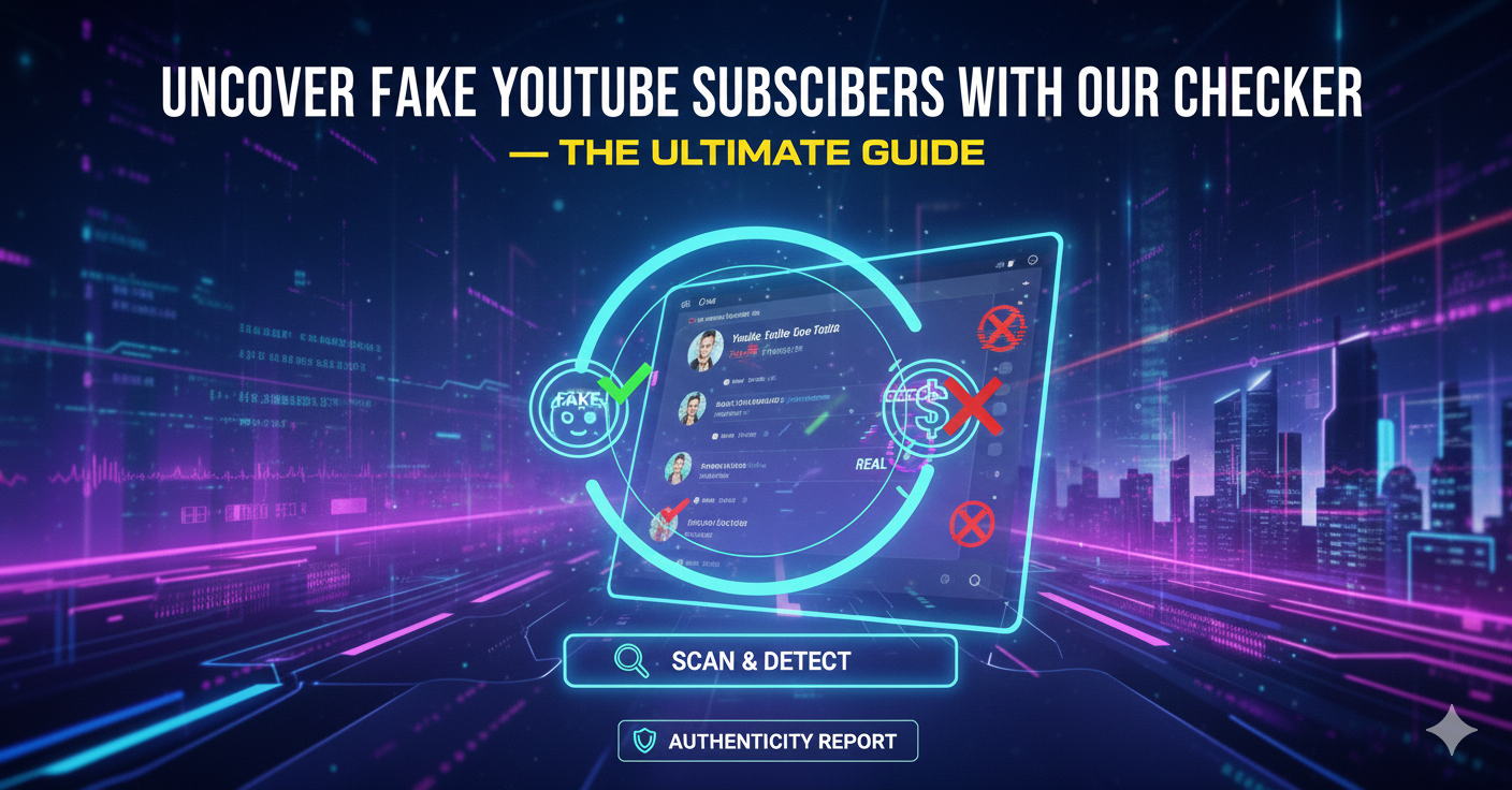 Uncover Fake YouTube Subscribers with Our Checker