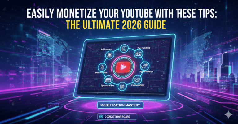 Easily Monetize Your YouTube with These Tips: The Ultimate 2026 Guide