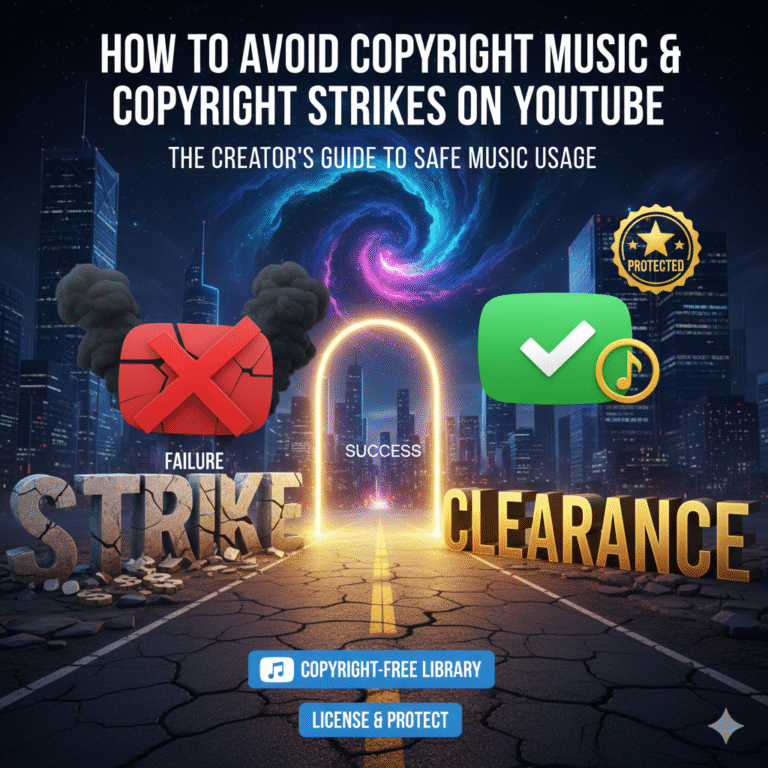 How to Avoid Copyright Music and Copyright Strikes on YouTube