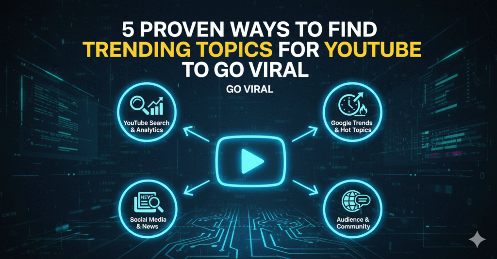 5 Proven Ways to Find Trending Topics for YouTube to Go Viral