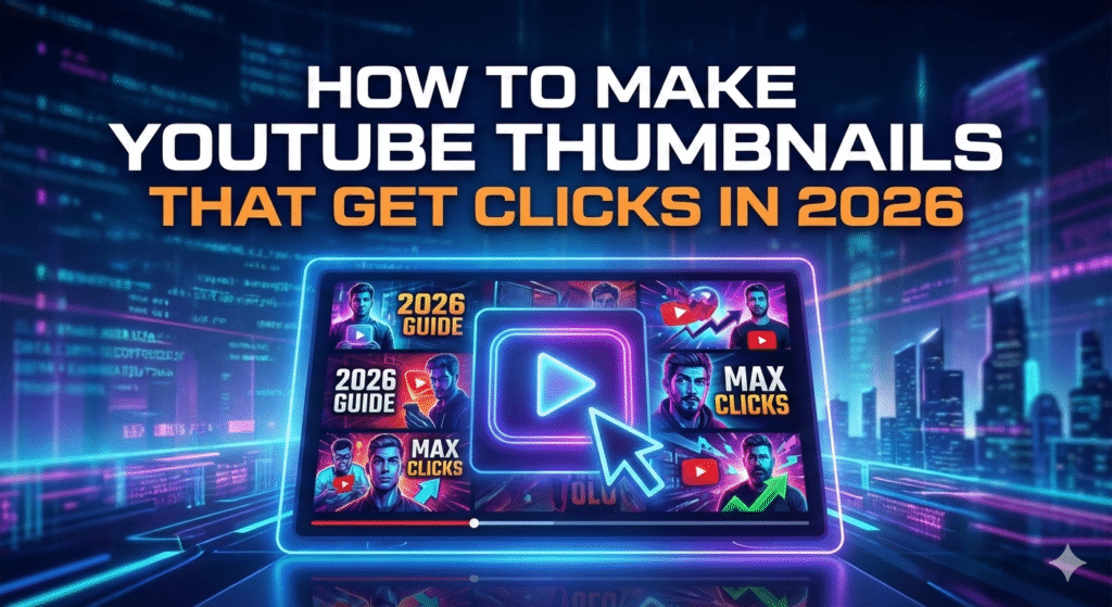 How to Make YouTube Thumbnails That Get Clicks in 2026